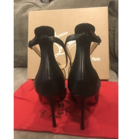 â¤ď¸HPâ¤ď¸âď¸SOLDâď¸Christian Louboutin Malefissima 100mm Crisscross Red Sole Sandalâ¤ď¸ - Picture 5 of 9
